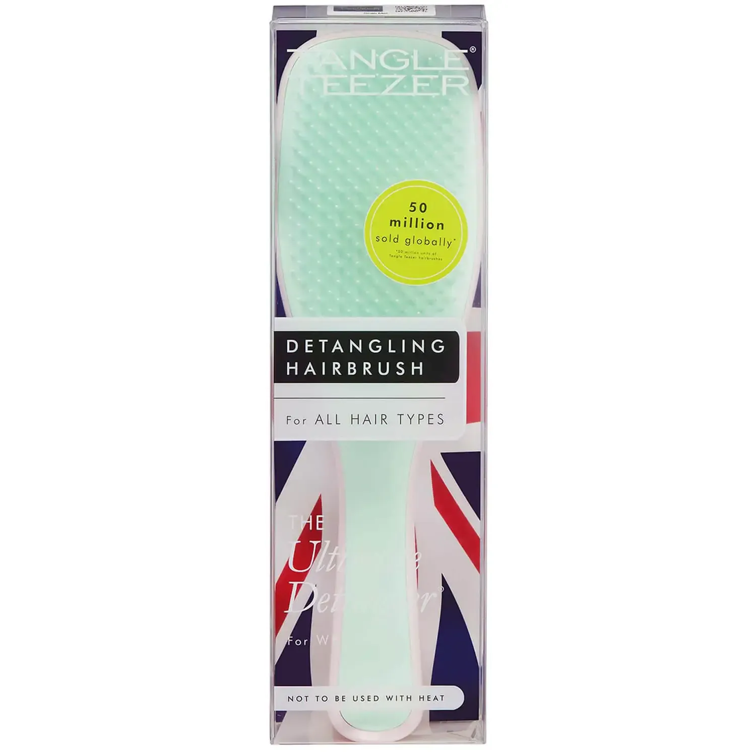 Tangle Teezer The Ultimate Detangling Brush, Dry and Wet Hair Brush Detangler for All Hair Types, Baby Pink & Mint