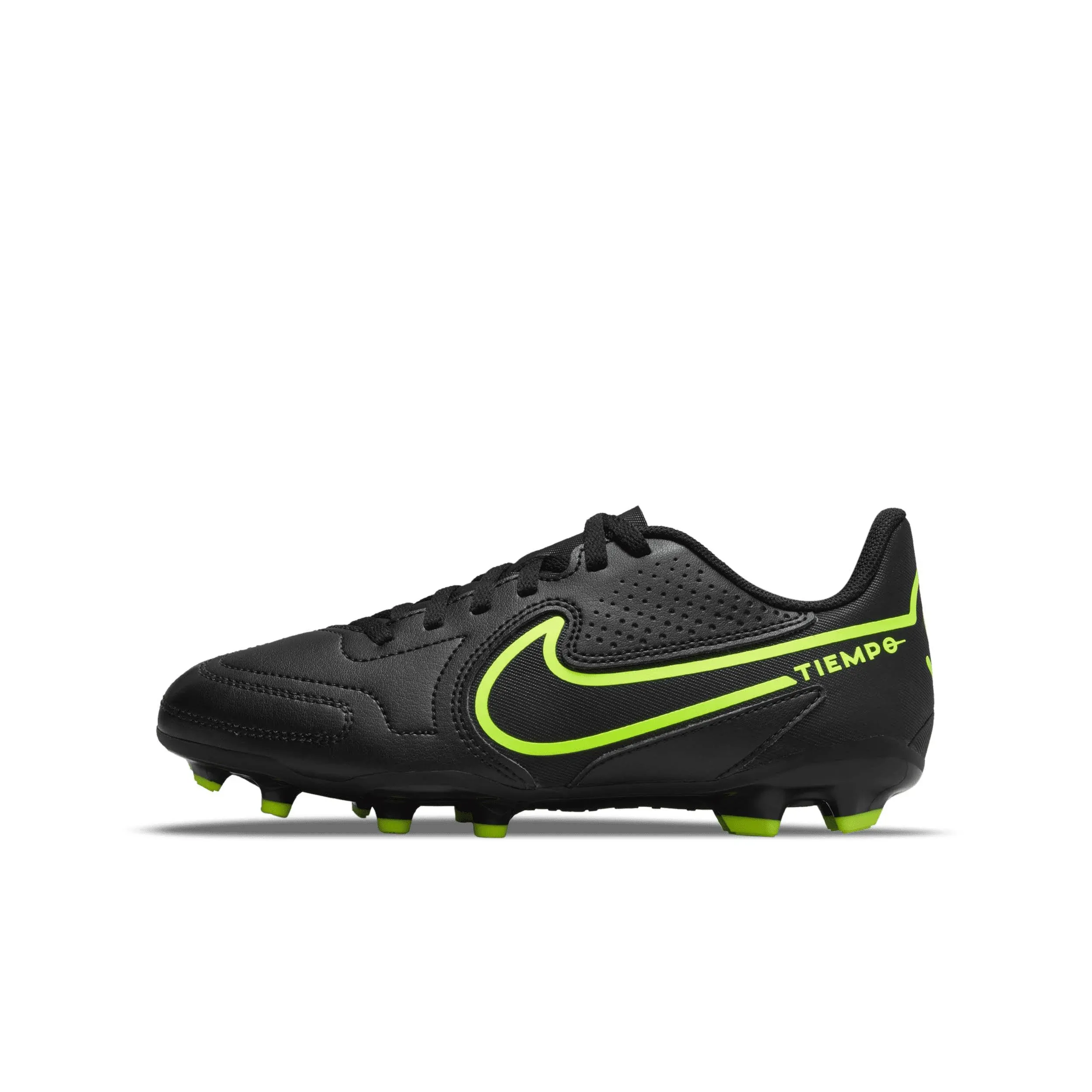 Nike Tiempo Legend 9 Club FG/MG Junior Soccer Cleats - Black