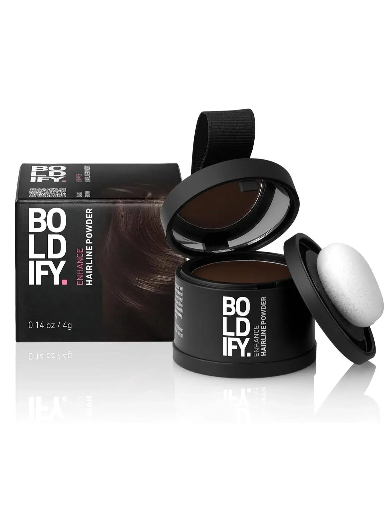 BOLDIFY Hairline Powder Instantly Conceals Hair Loss, Root Touch Up Hair Powder, Hair Toppers For Women & Men, Hair Fibers For Thinning Hair, Root