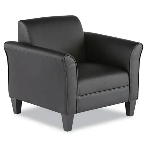 Alera Reception Lounge Series Club Chair Black