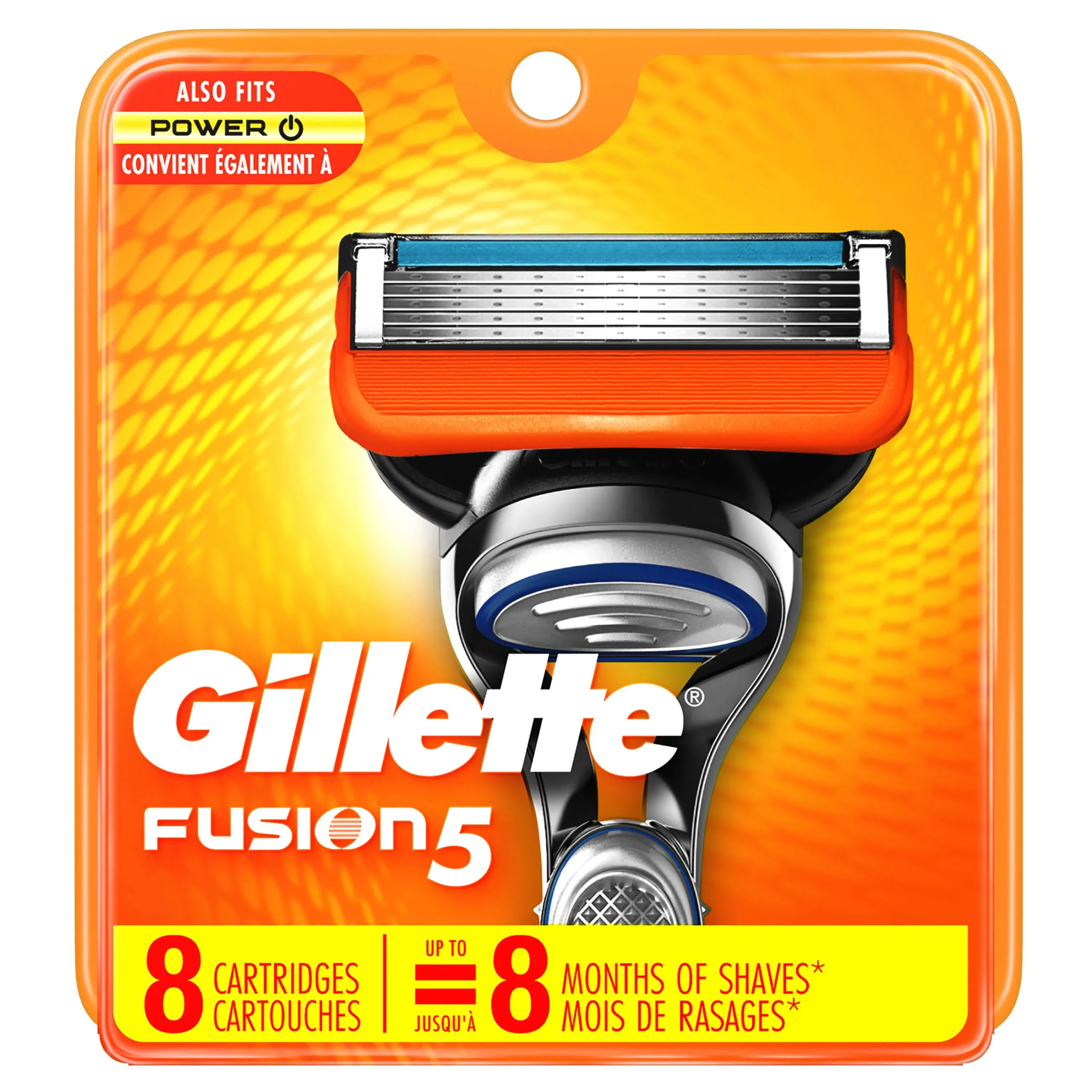 Gillette Fusion 5 power Razor Blade refills Pack of 8 Cartridges sealed