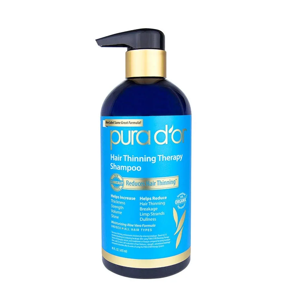 Pura D'or Hair Loss Prevention Thinning Therapy Shampoo - 16 fl oz bottle