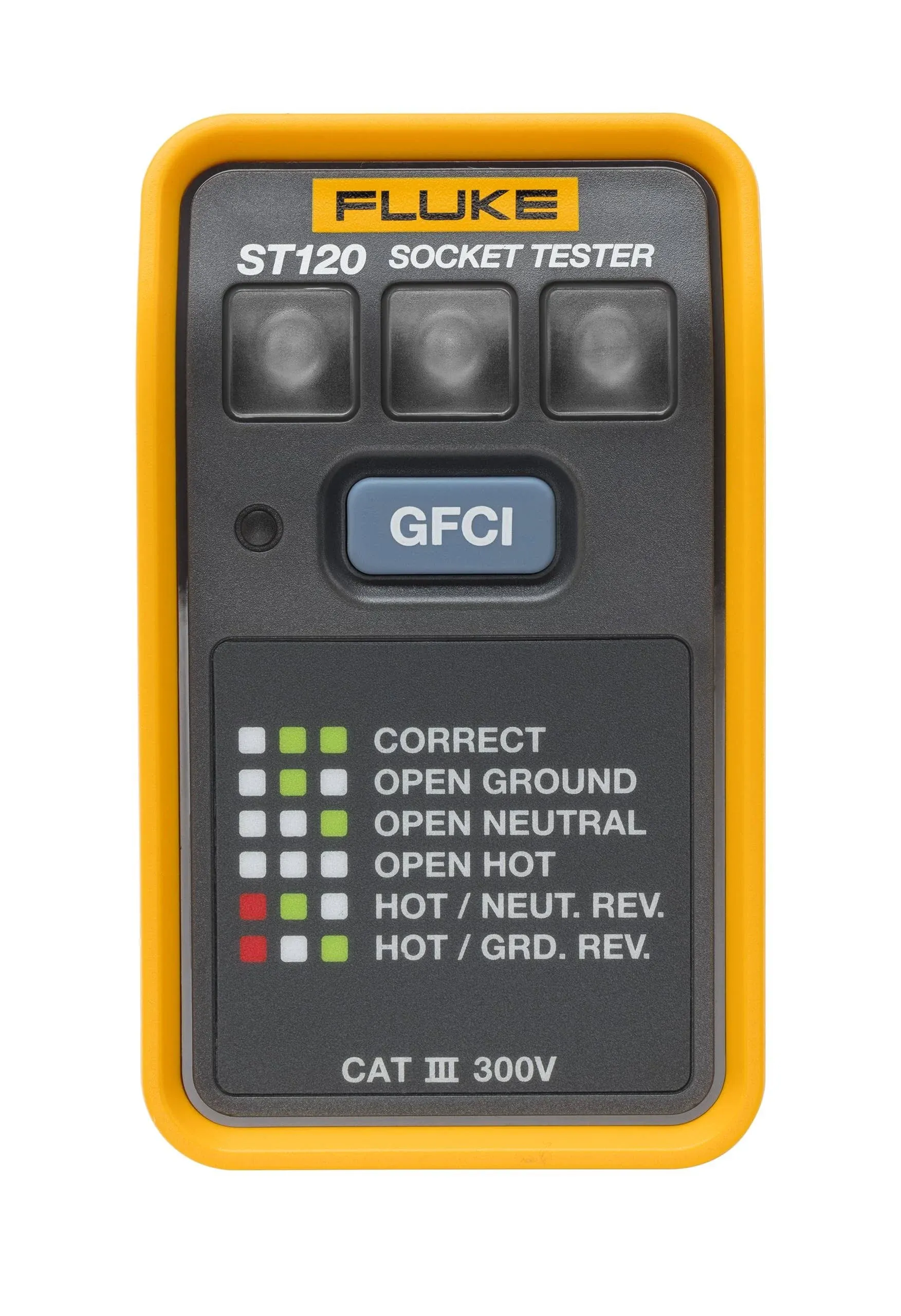 Fluke ST120+ GFCI Socket Tester