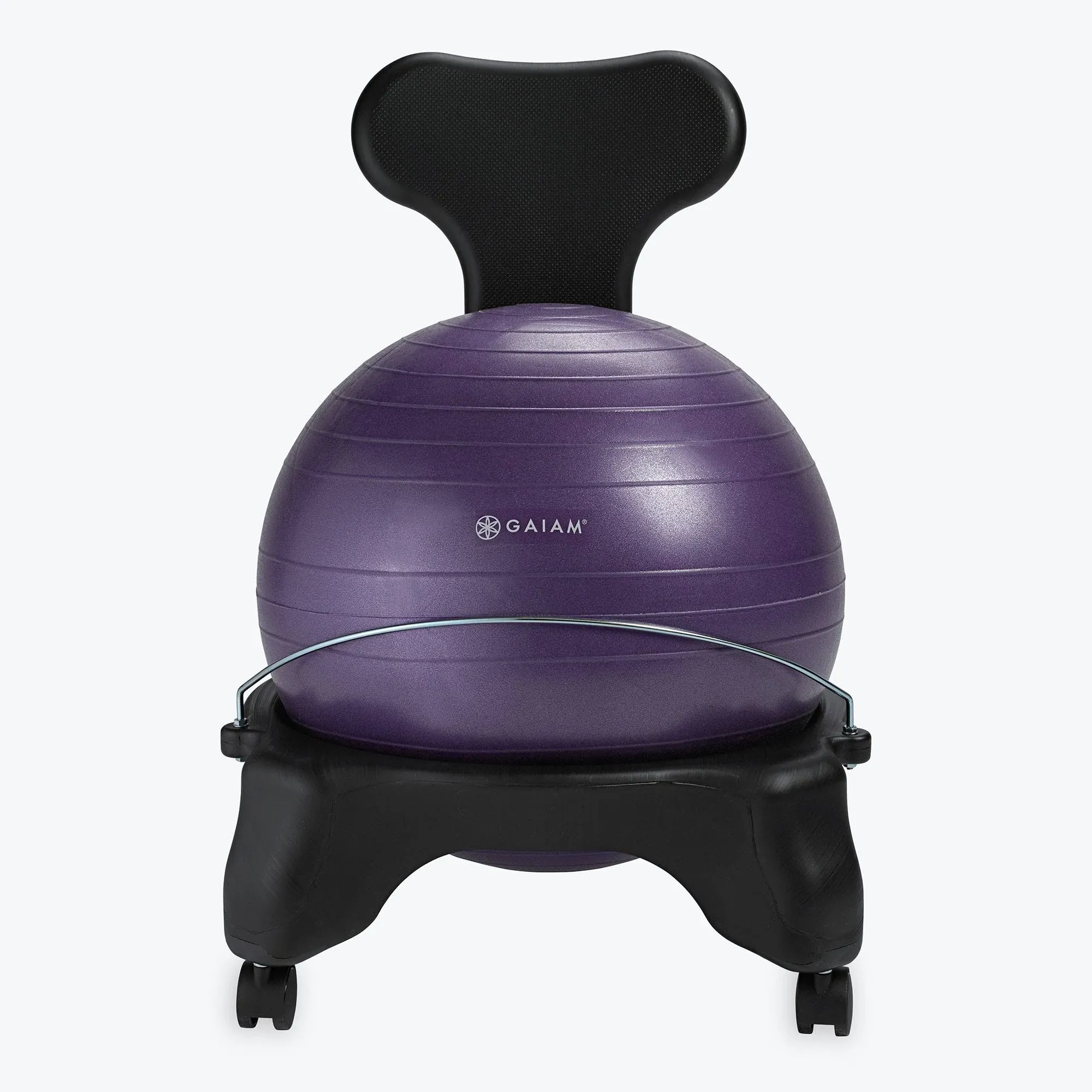 Gaiam Classic Balance Ball Chair - Purple