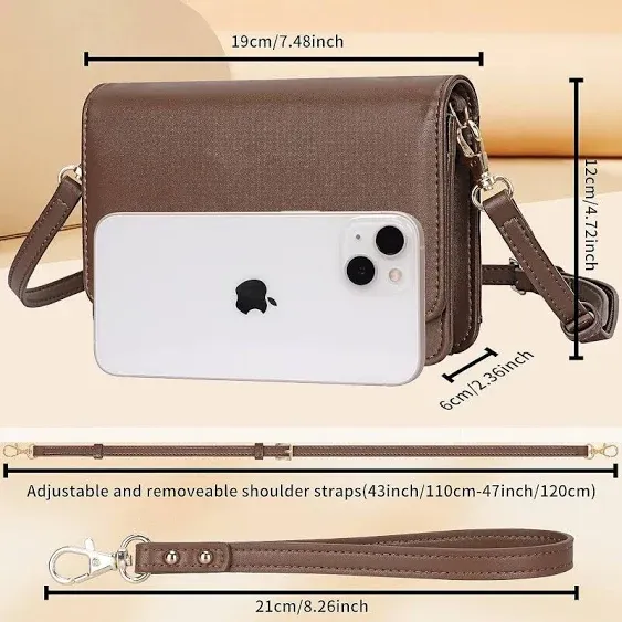 Unaone Crossbody Bags for Women, Small Crossbody Cell Phone Purse Wallet Shoulde