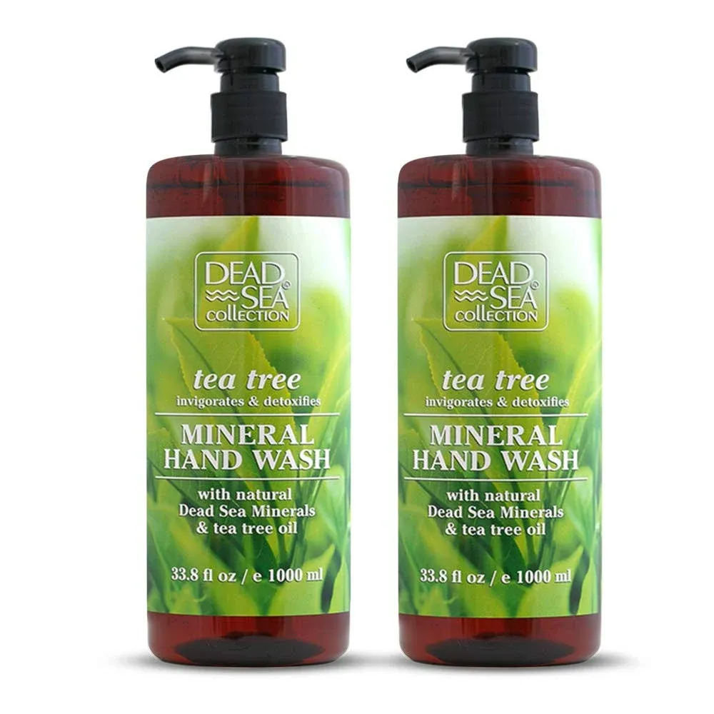 2-Pack Dead Sea Collection Tea Tree  Foaming Hand Soap w/ Dead Sea Minerals, 1L