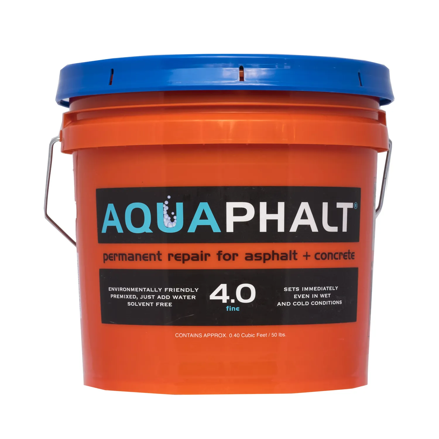 Aquaphalt 4.0 Black Water-Based Asphalt and Concrete Patch 3.5 Gal