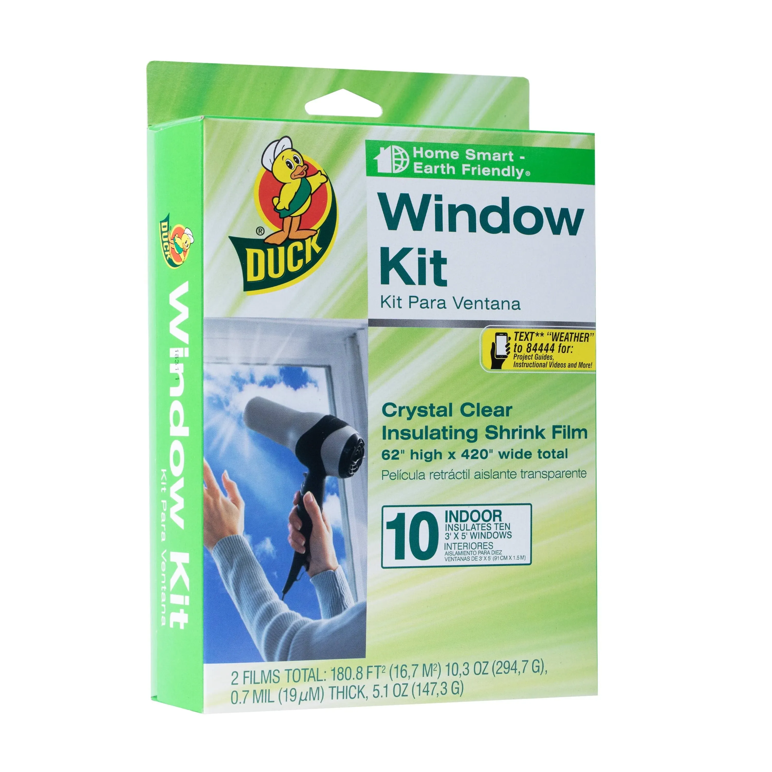 Duck Brand Indoor 10-Window Shrink Film Insulator Kit