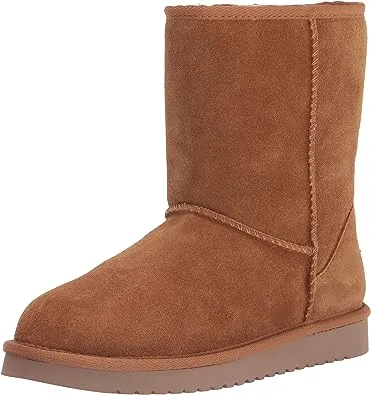 Koolaburra by UGG Women's Classic Short Winter Boots, Chestnut, 8