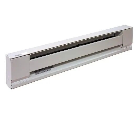 TPI E2915072SW 1500W 120V 72" Baseboard Heater, Steel Element White