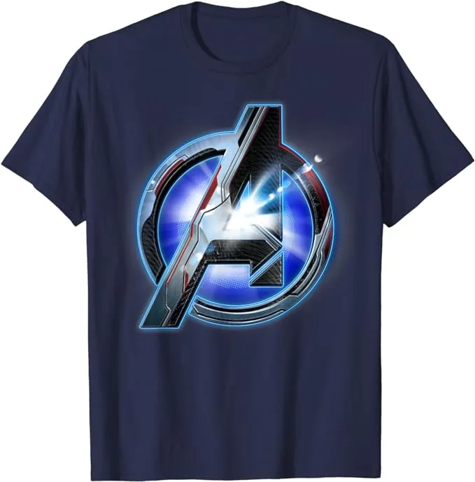 Marvel Avengers Endgame Tech Logo Graphic T-Shirt T-Shirt