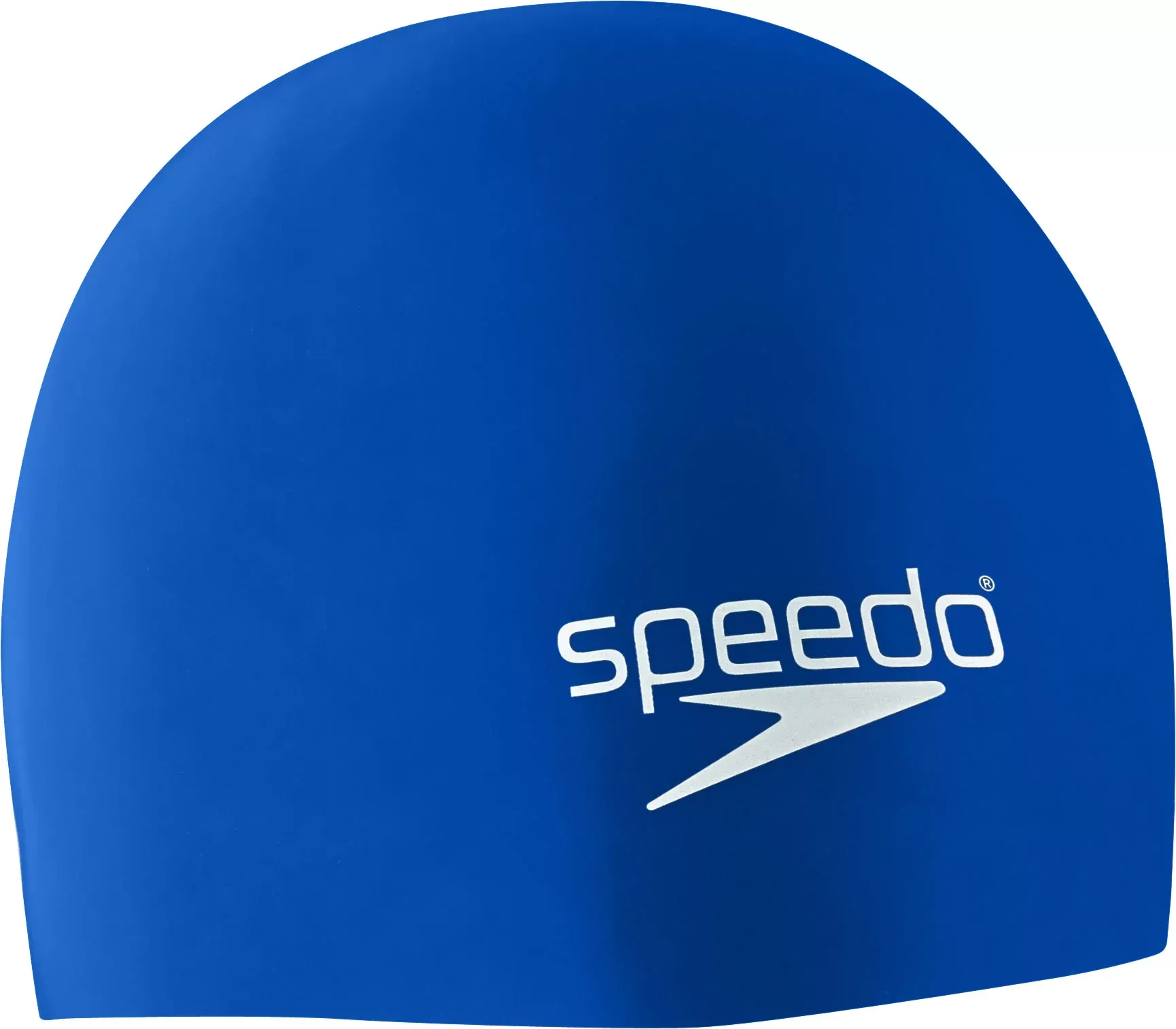 Speedo Elastomeric Solid Silicone Swim Cap, White