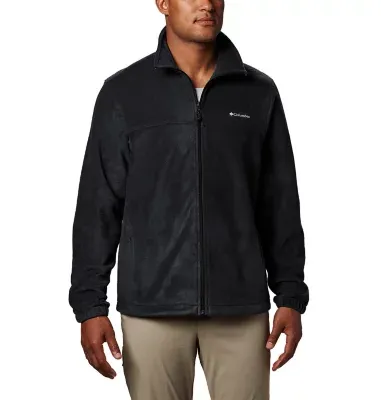 ColumbiaMen's Steens Mountain Full-Zip Fleece Jacket, Black/Grill, L