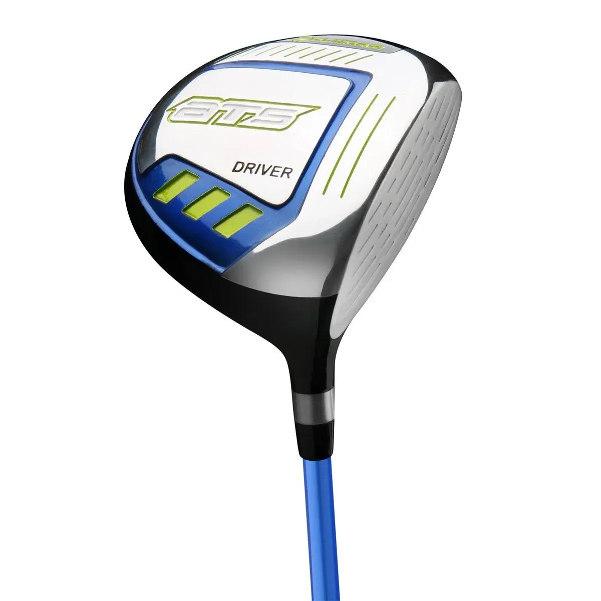 Golf ATS Junior Boy&#039;s Blue/Lime Golf Driver Right Hand Ages 5-8