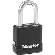 Master Lock Covered Laminated Steel 48 mm (1-7/8 in) Padlock with Key, 38 mm (1-1/2 in) shackle