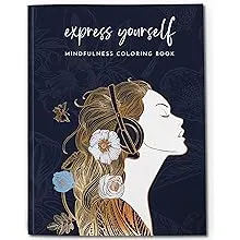 NWT Adult Coloring Book, Ryve, Mindfulness, Self Expression, Sealed in P…