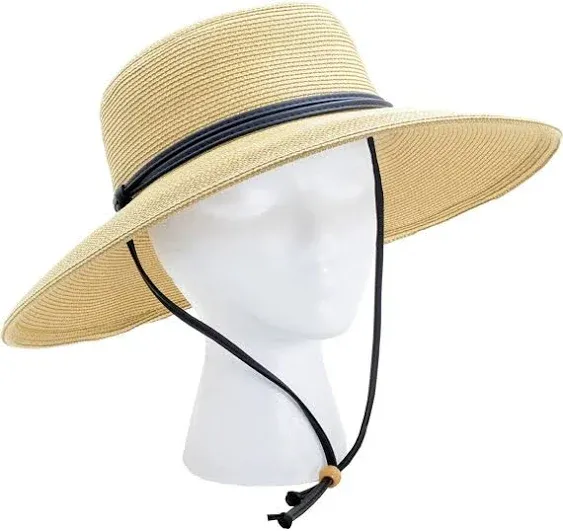 Sloggers Women's Wide Brim Braided Sun Hat