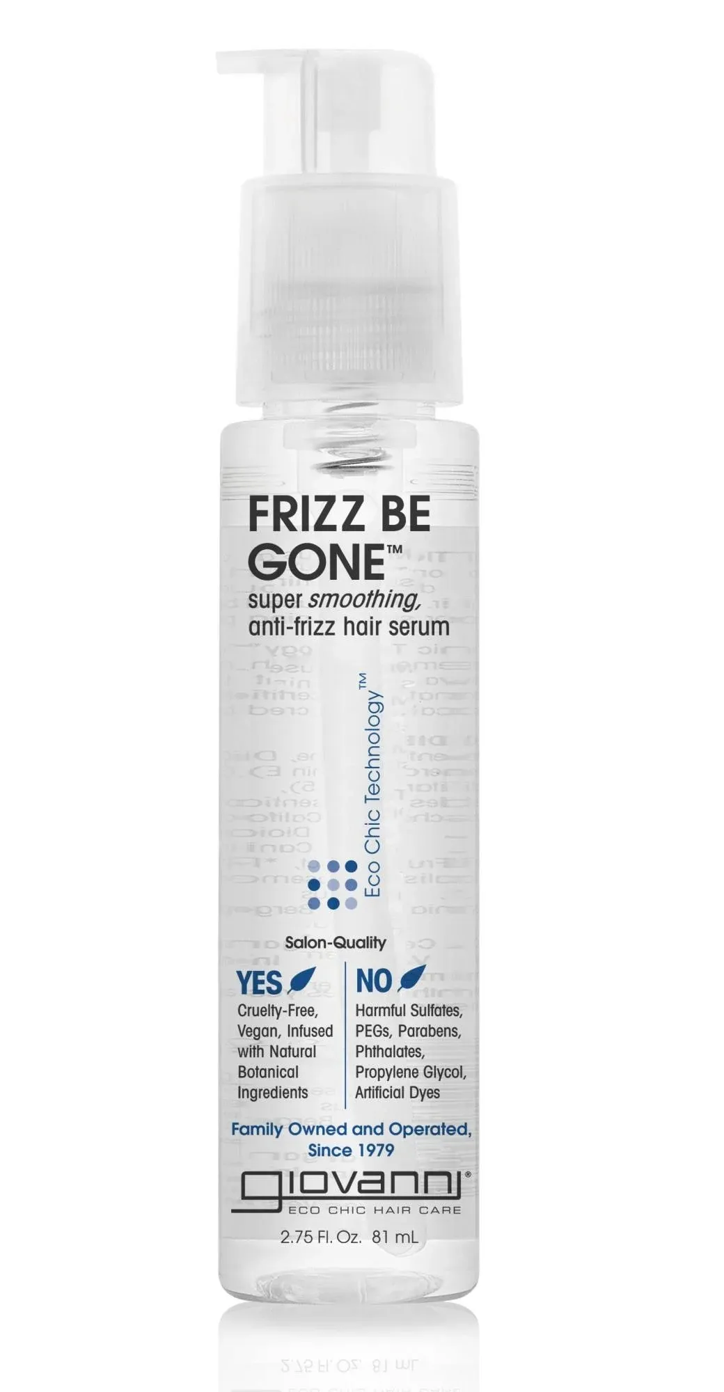 Giovanni Hair Serum, Frizz Be Gone - 2.75 fl oz