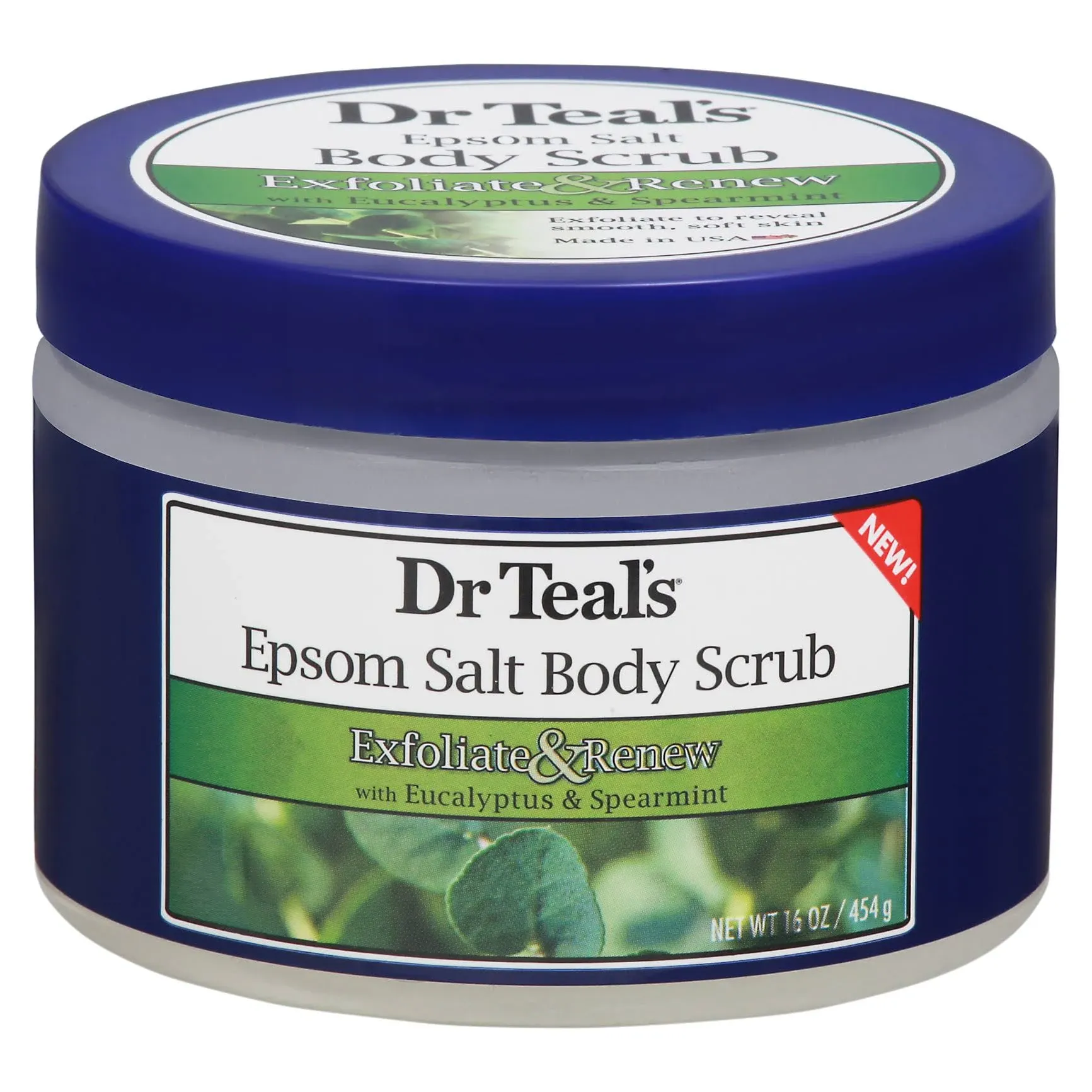 Dr Teal's Exfoliate & Renew Eucalyptus & Spearmint Epsom Salt Body Scrub - 16oz