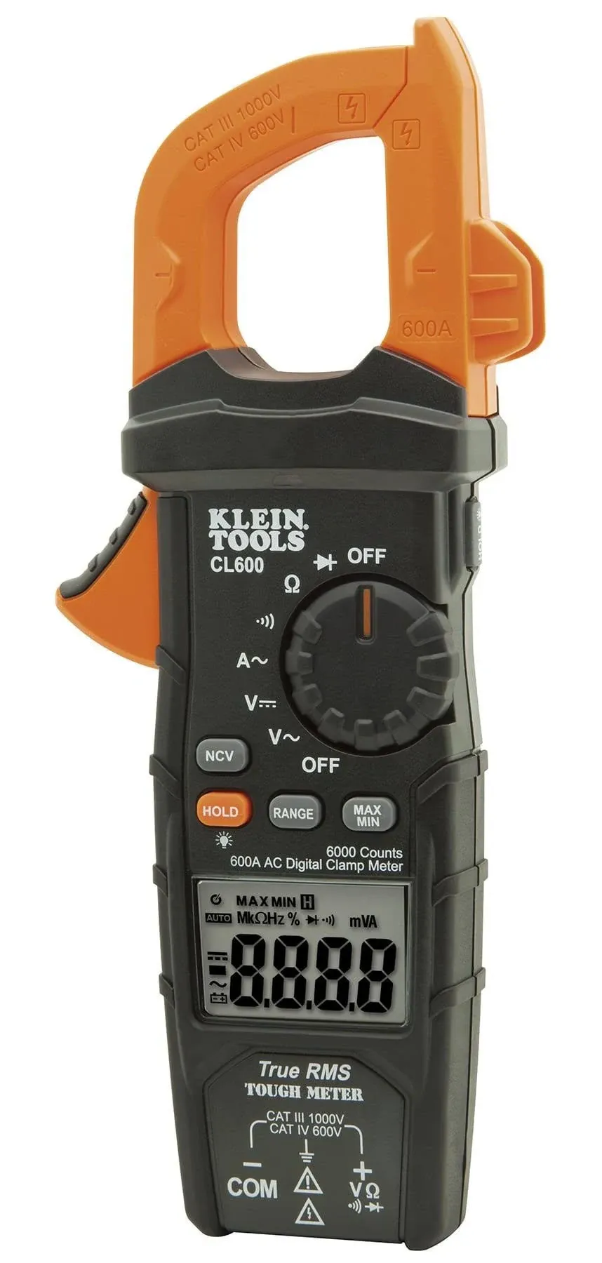 Klein Tools 600 Amps AC Auto-Ranging Digital Clamp Meter