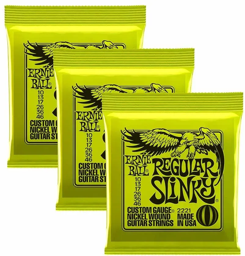 Ernie Ball Nickel Regular Slinky Electric Guitar Strings