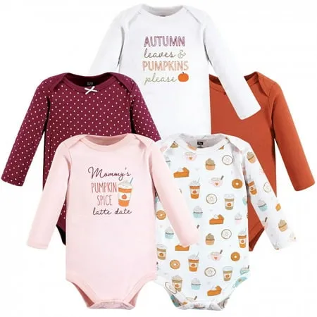 Hudson Baby unisex-baby Cotton Long-sleeve Bodysuits