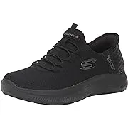 Skechers Women's Hands Free Slip-Ins Summits SR Food Service Shoe, BBK, 9.5