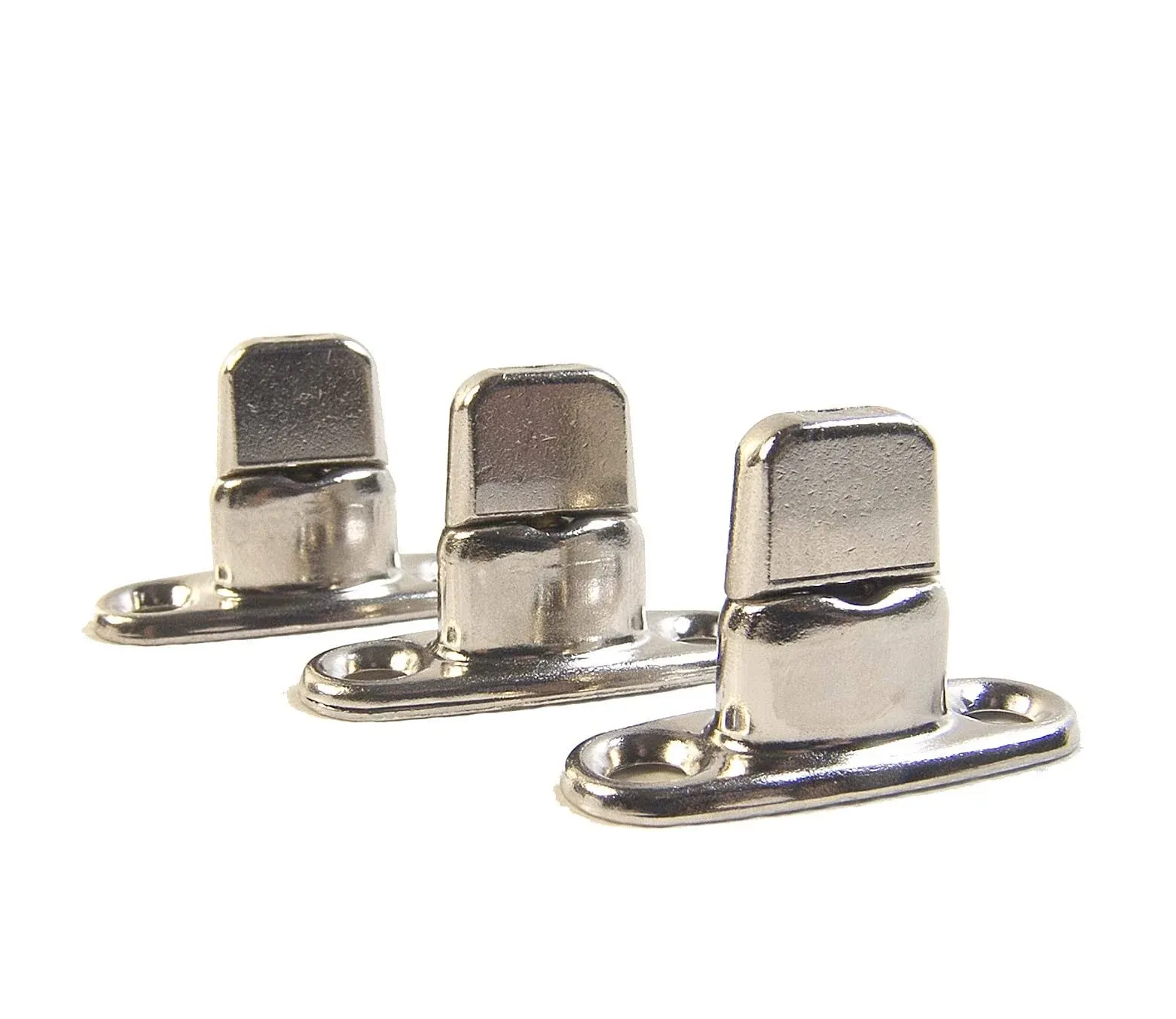 Common Sense Fastener, Turn Button, Double Height, 2 Hole Stud, 10 Piece Set - Shipped from The USA!