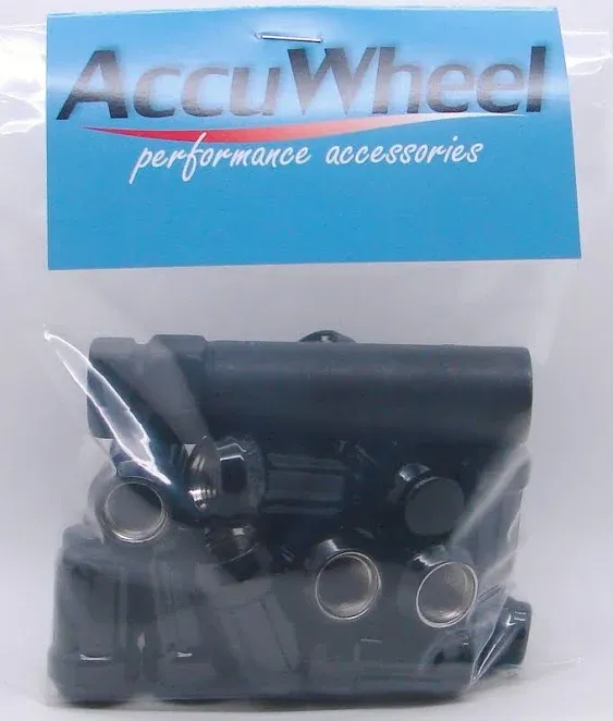 20 Pc-12mm x 1.25 Black Spline Lug Nuts # 5657BK