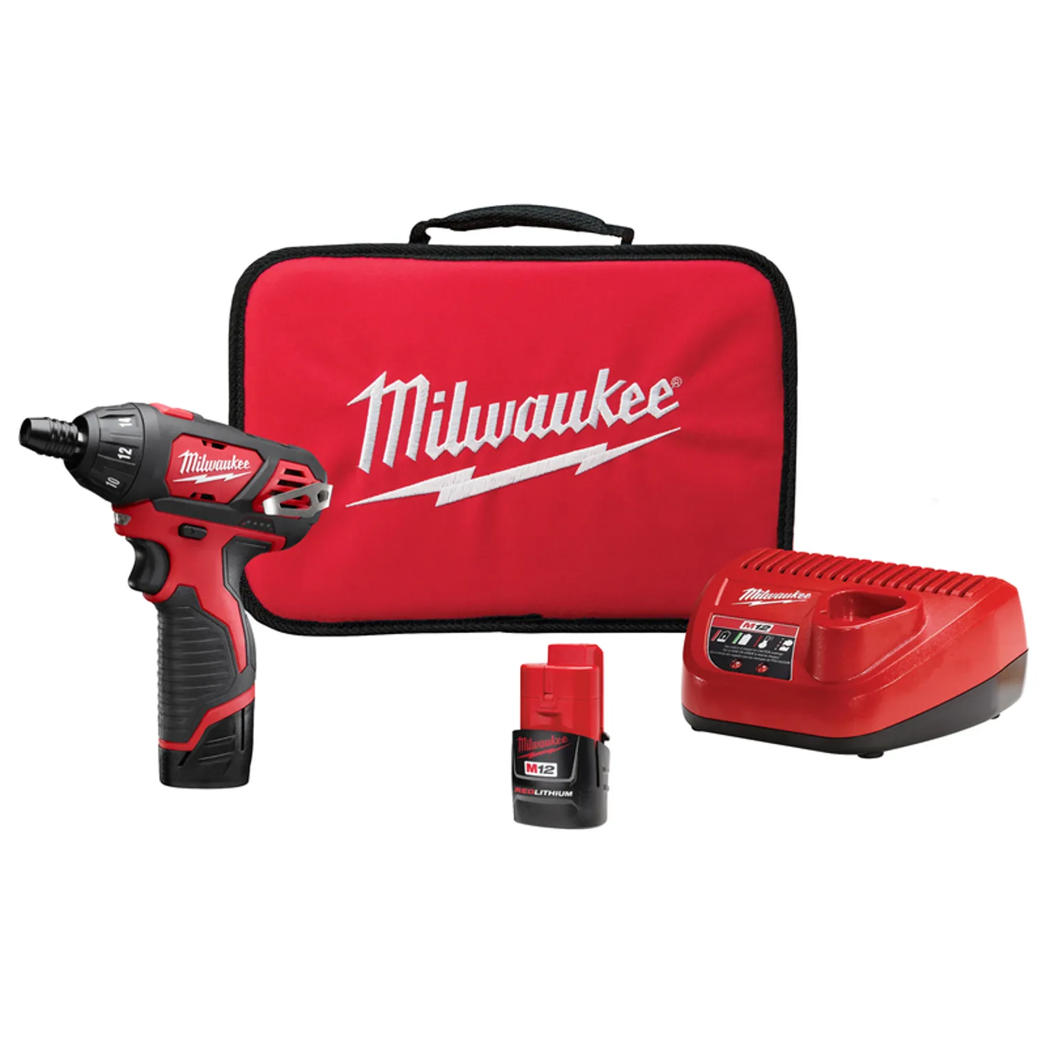 Milwaukee 2401-20 M12 12-Volt Lithium-Ion Cordless 1/4 in. Hex Screwdriver