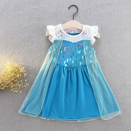 HAWEE Princess Dress Halloween Birthday Party Cosplay Costumes Dresses Up for Toddler & Little Girls for Age 1-6 Years Old