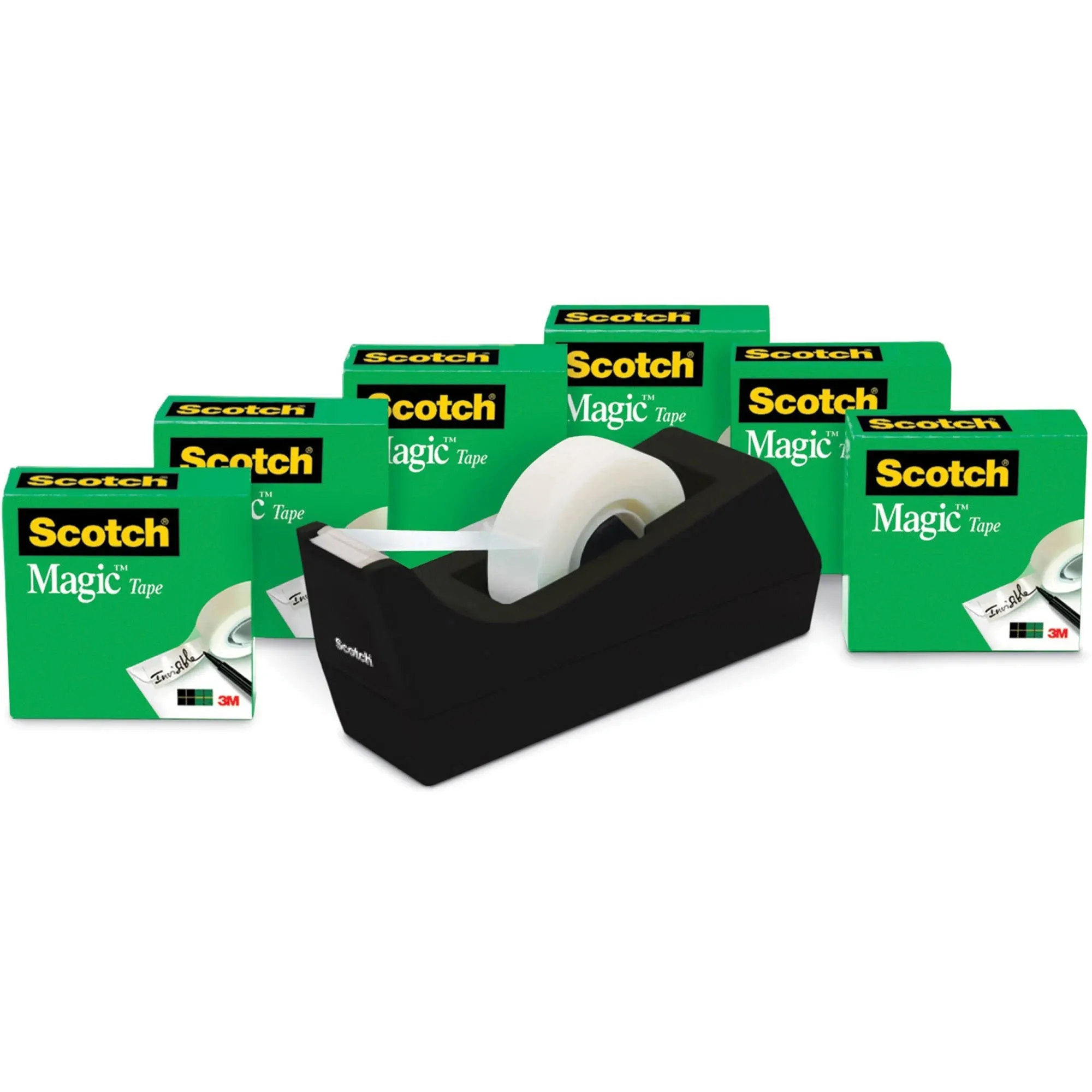 Scotch Magic Tape Desktop Dispenser Value Pack