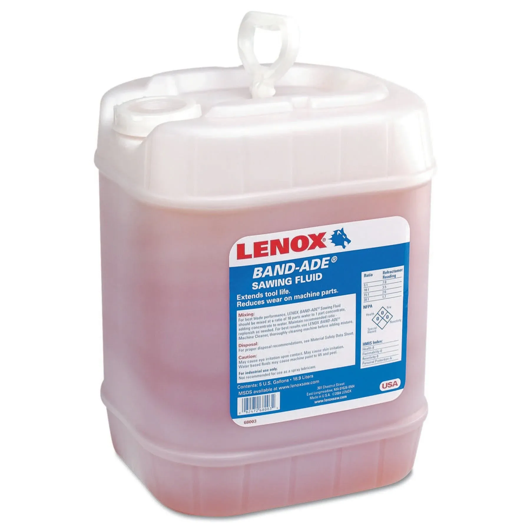 Lenox 5 Gallon Band-Ade Band Saw Fluid