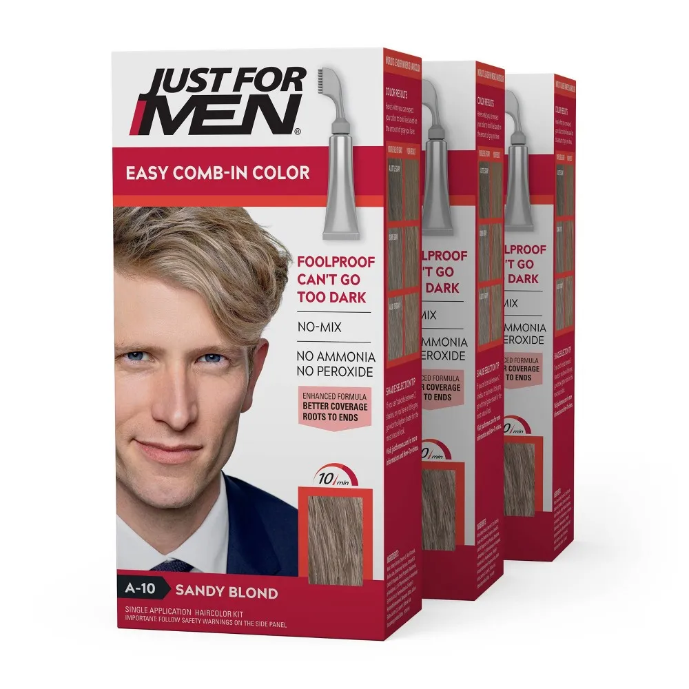 Just For Men AutoStop Foolproof Haircolor, Darkest Brown A-50