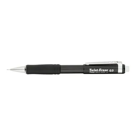 Pentel - Twist-Erase III Mechanical Pencil, 0.5 mm - Black Barrel