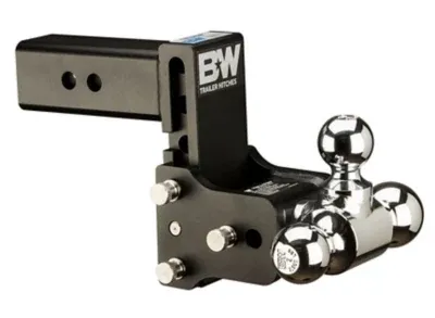 B & W TS20048B Tow & Stow Adjustable Ball Mount