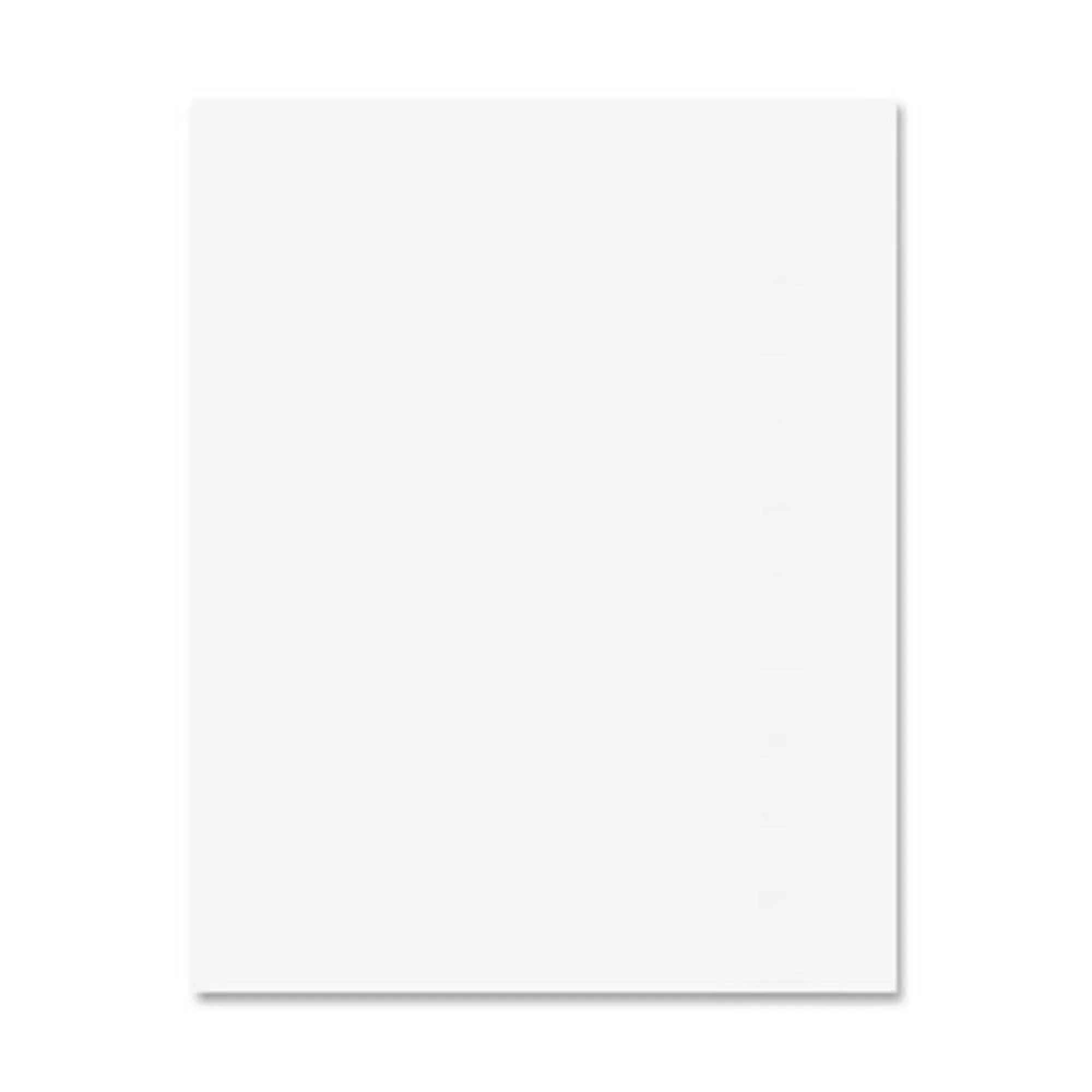 Pacon Four-Ply Railroad Board, 22 x 28, White, 100/Carton