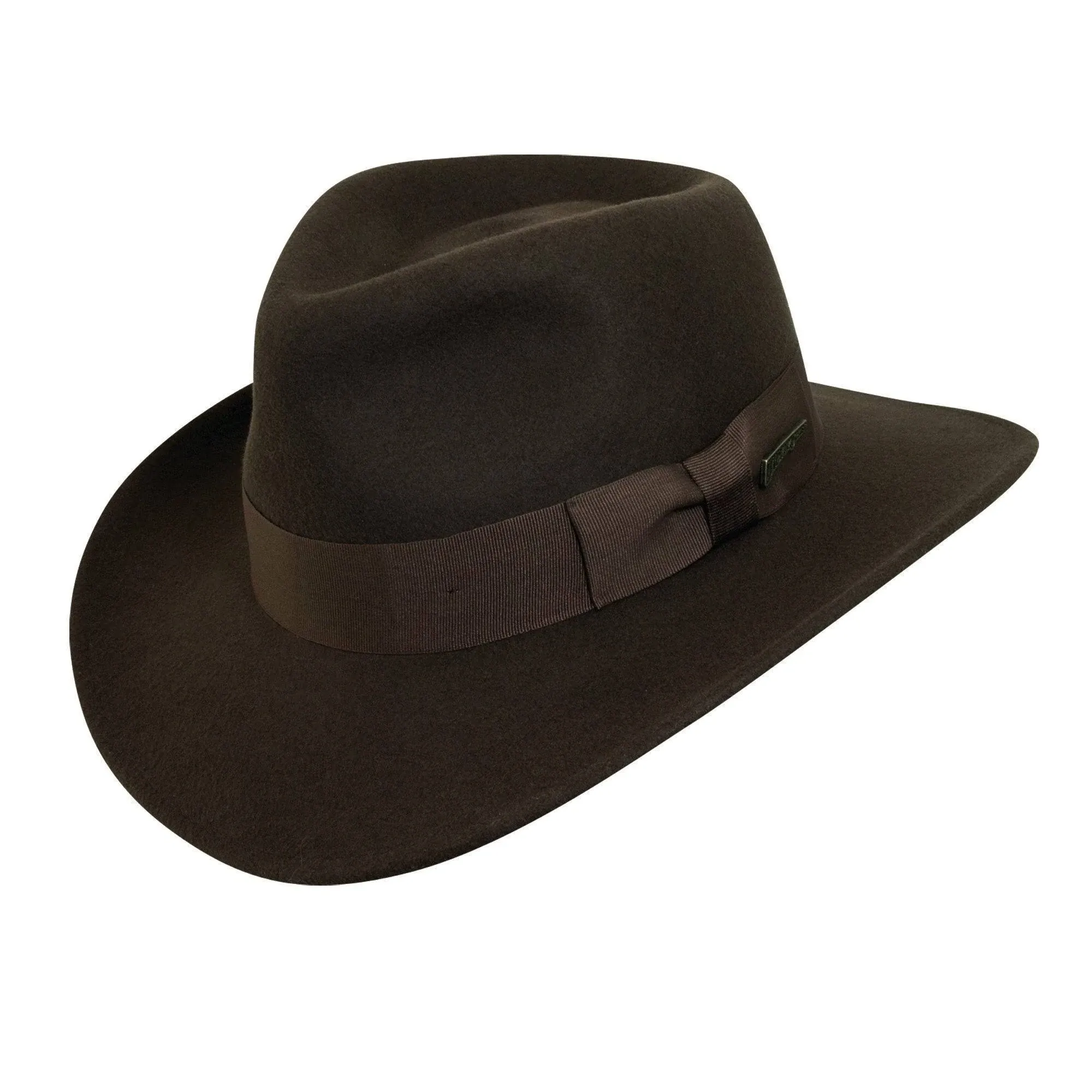 Indiana Jones Wool Felt Crushable Outback Hat