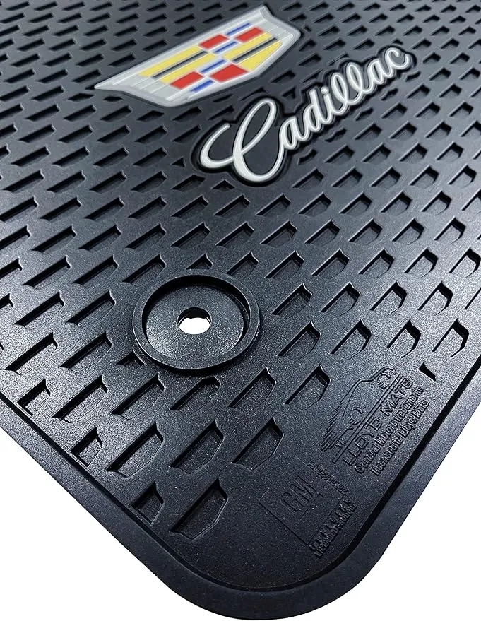 Lloyd Mats Heavy Duty Signature Rubber All Weather Floor Mats for Cadillac XT6 ...