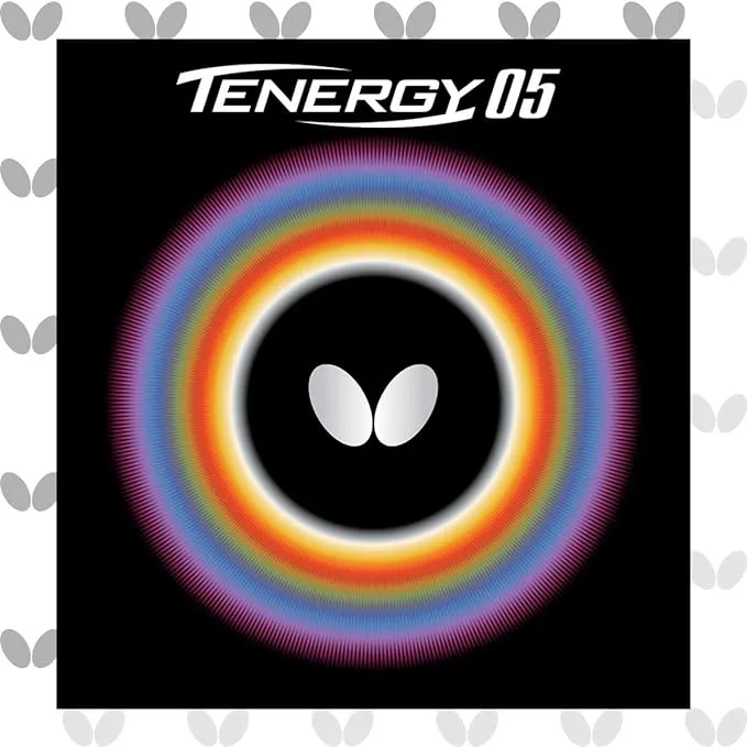 Butterfly Tenergy 05 Table Tennis Rubber, 1.9 mm, Black