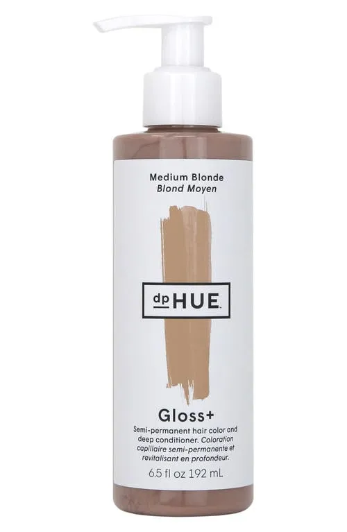 dpHUE Gloss+ - Light Blonde, 6.5 oz - Color-Boosting Semi-Permanent Hair Dye & Deep Conditioner - Enhance & Deepen Natural or Color-Treated Hair - Gluten-Free, Vegan