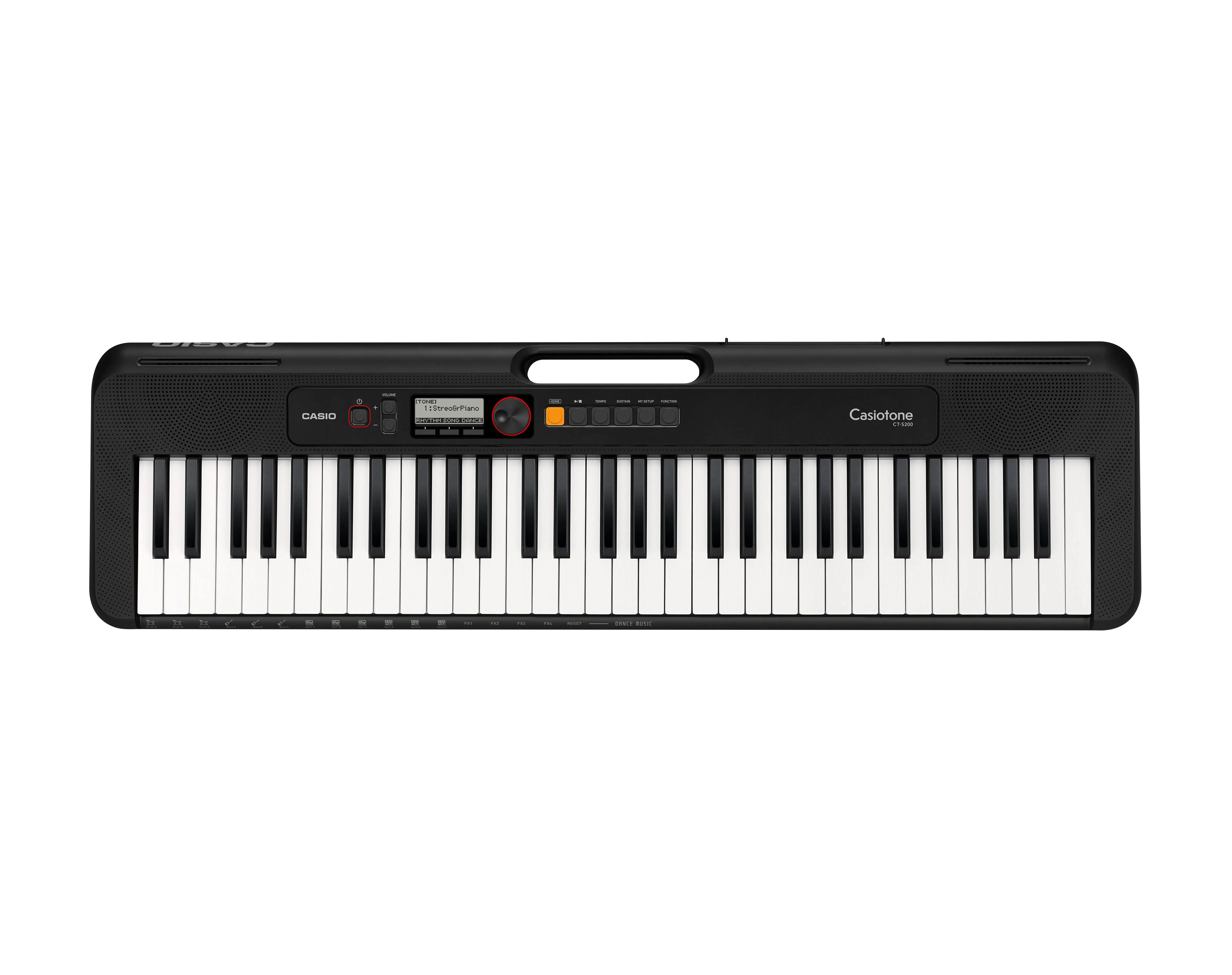 Casio CT-S200 Casiotone 61-Key Portable Keyboard - Black