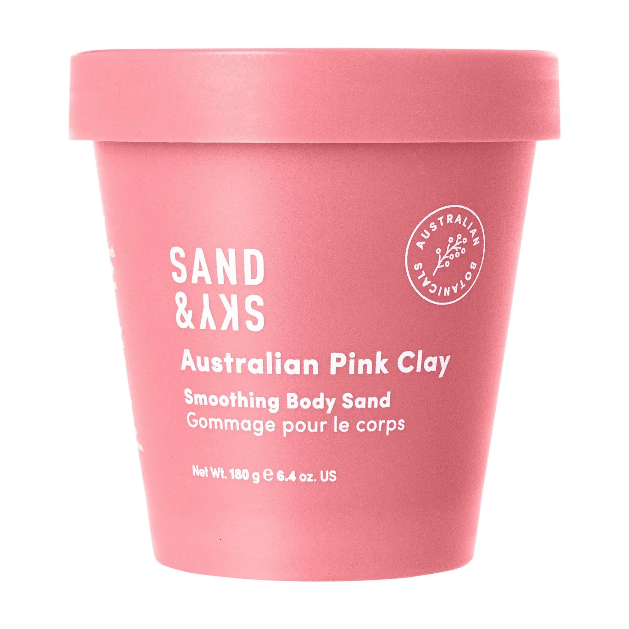 Sand & Sky Australian Pink Clay Smoothing Body Sand