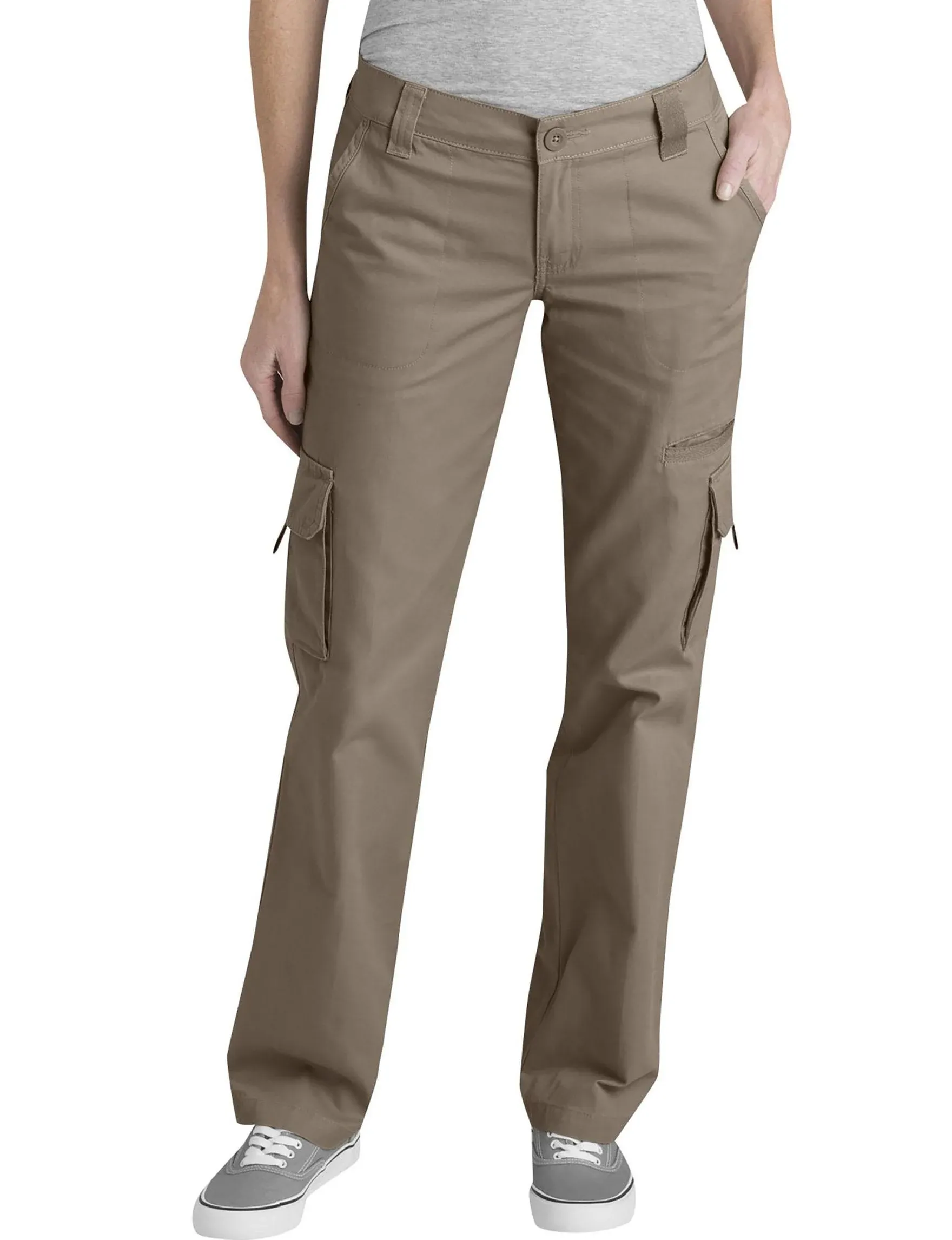 Dickies Women's Relaxed Cargo Pant - Pebble Brown