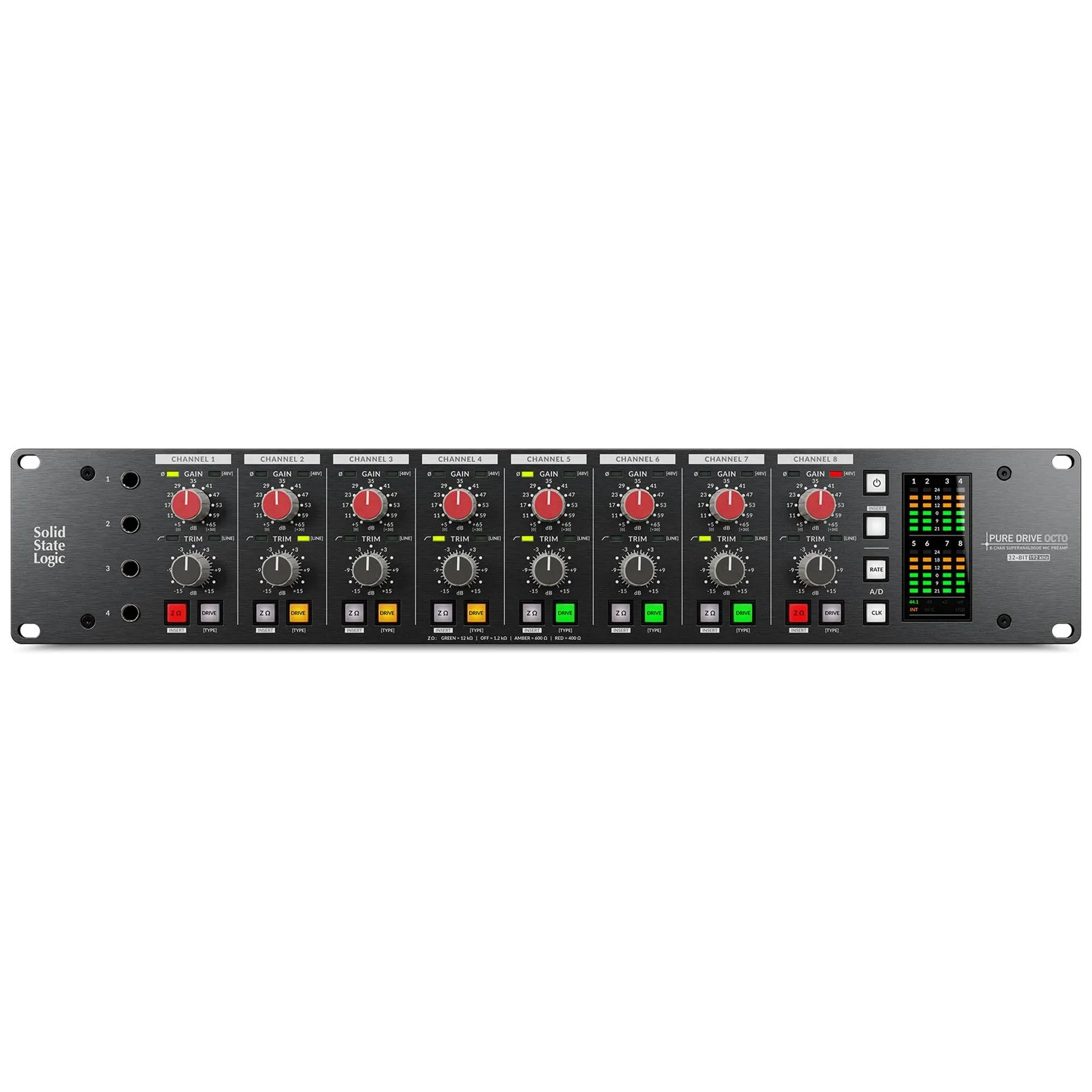 SSL PureDrive Octo Microphone Preamp