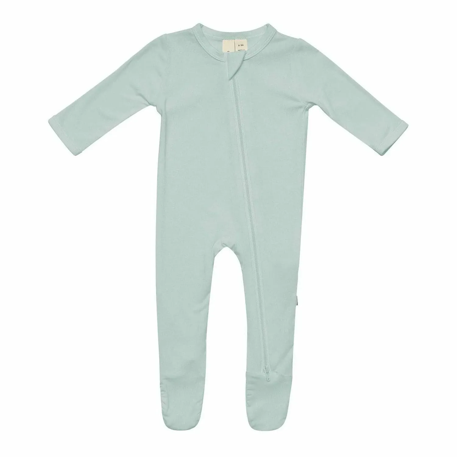 Kyte Baby Zippered Footie Sage / Newborn