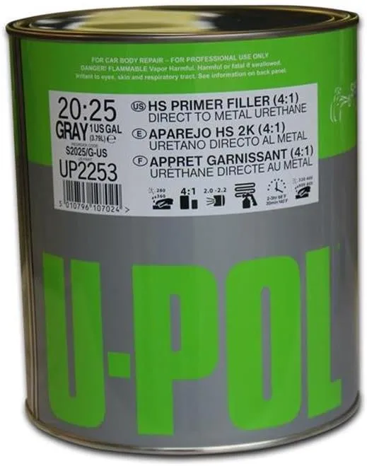 U-Pol Products 2253 System 2025 DTM 2K Hs Urethane Primer Filler - 1 Gallon