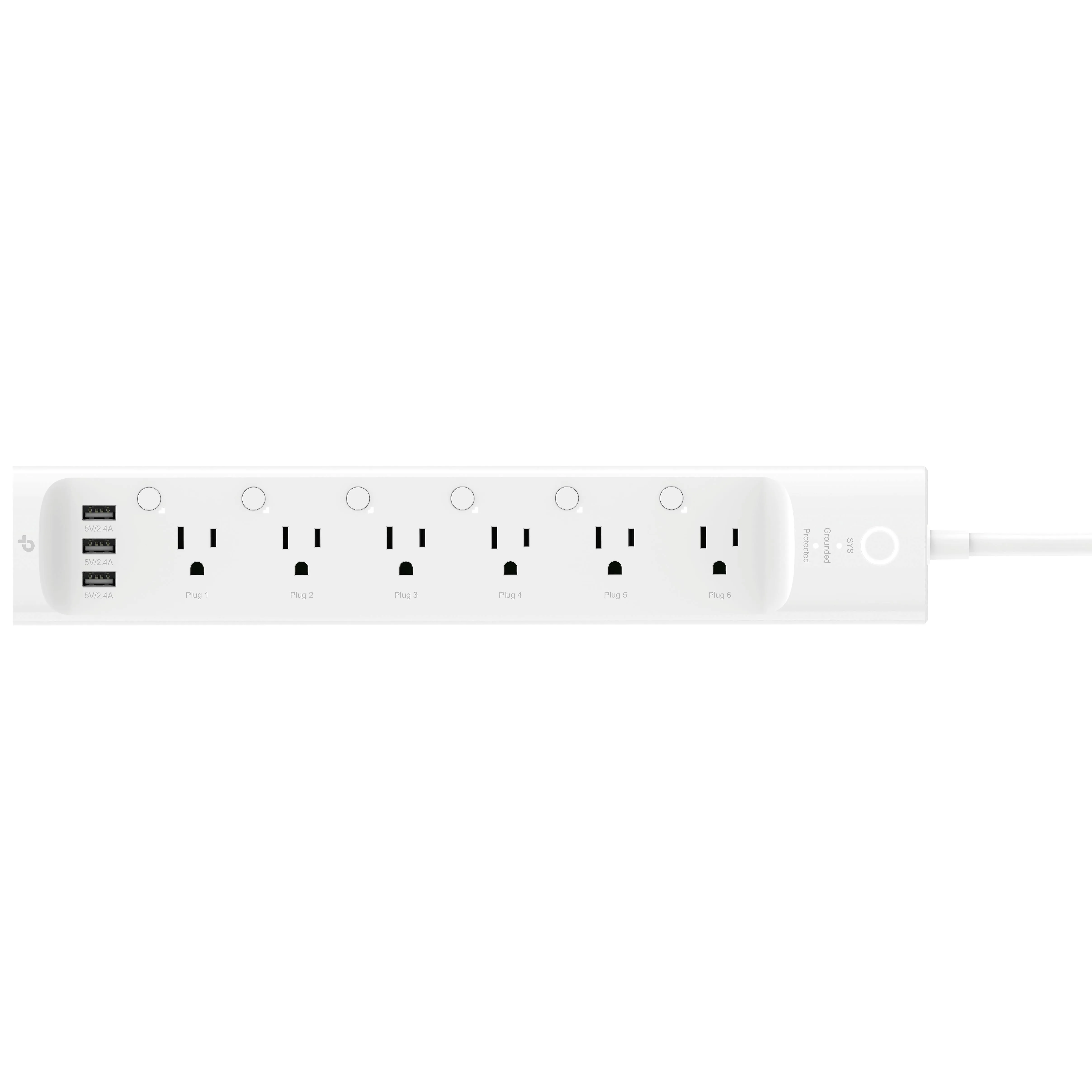 Ubiquiti Networks - USP-STRIP-US - Ubiquiti WiFi Connected SmartPower Strip (6 ports) USP-STRIP-US