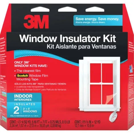 3M 62 in. x 84 in. Clear Plastic Indoor Window Kit 2120-EP