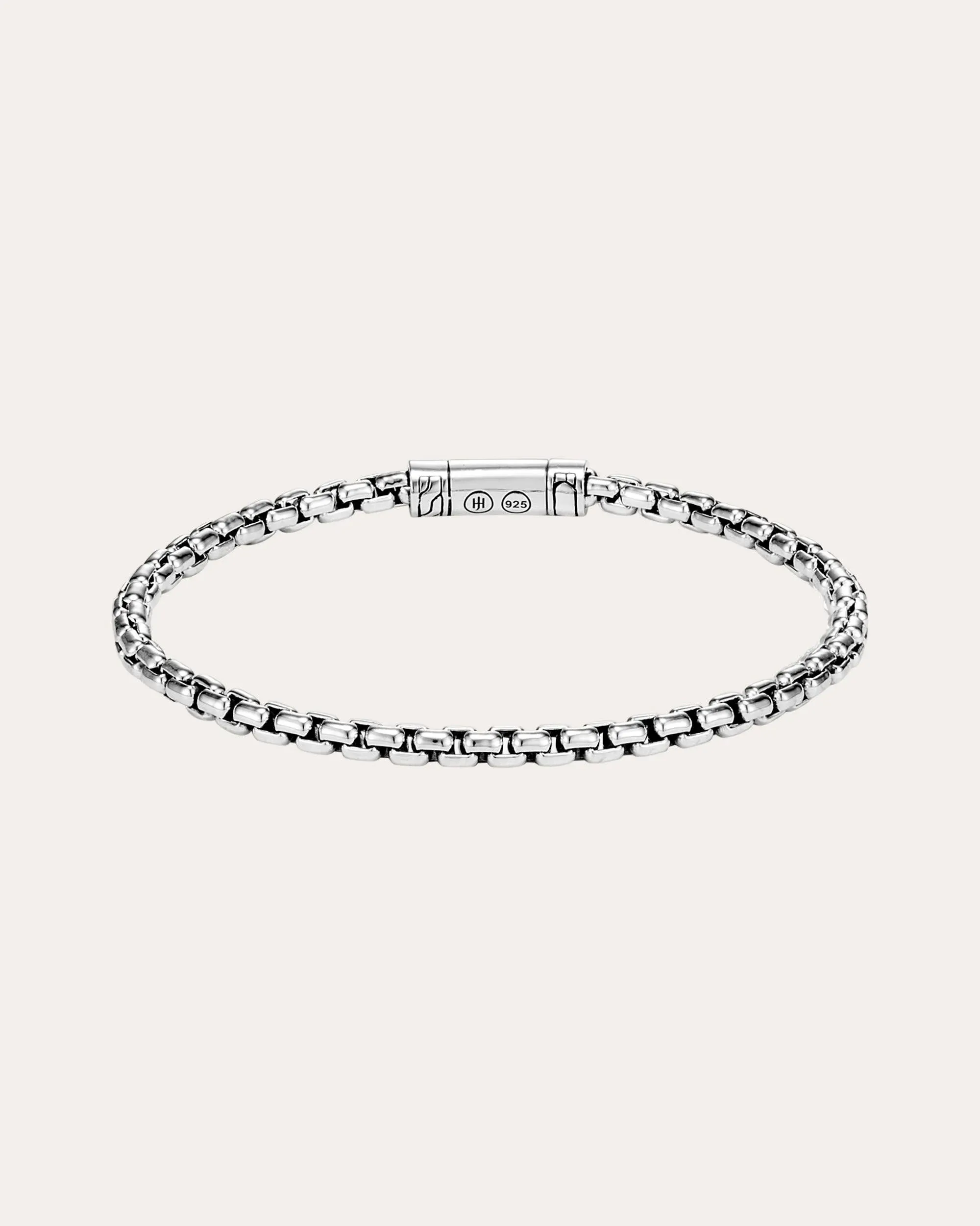 John Hardy Men's Classic Sterling Silver Box Chain Bracelet